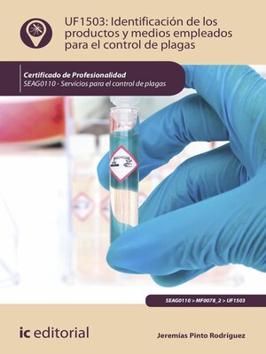 cover image of Identificación de los productos y medios empleados para el control de plagas. SEAG0110